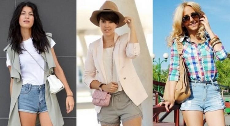 Какво да носите с дамски и мъжки дънкови шорти от различни модели